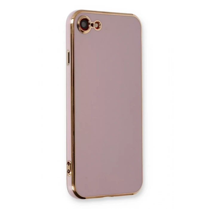 Apple iPhone 7 Kılıf Volet Silikon - Mor