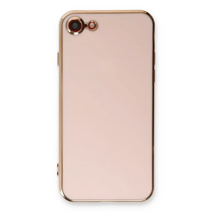 Apple iPhone 7 Kılıf Volet Silikon - Pembe