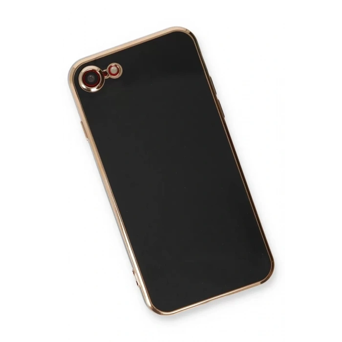 Apple iPhone 7 Kılıf Volet Silikon - Siyah