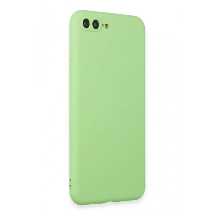 Apple iPhone 7 Plus Kılıf First Silikon - Açık Yeşil