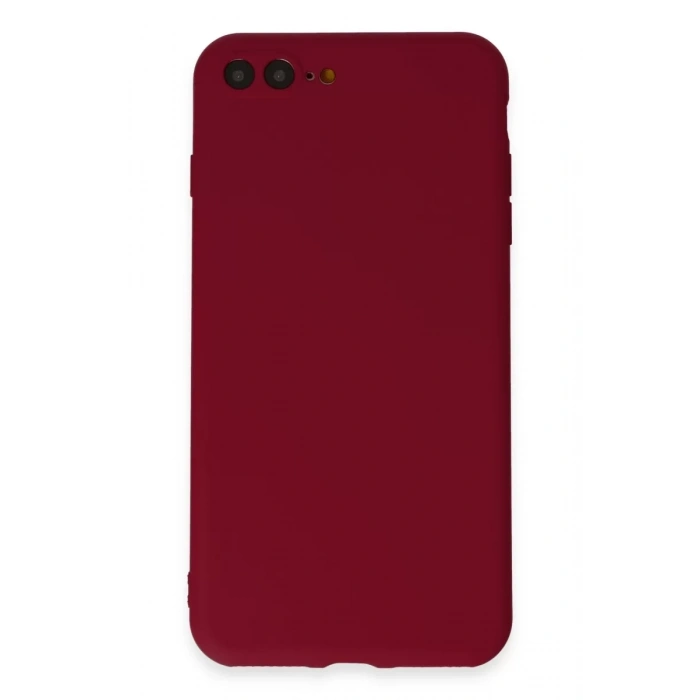 Apple iPhone 7 Plus Kılıf First Silikon - Bordo