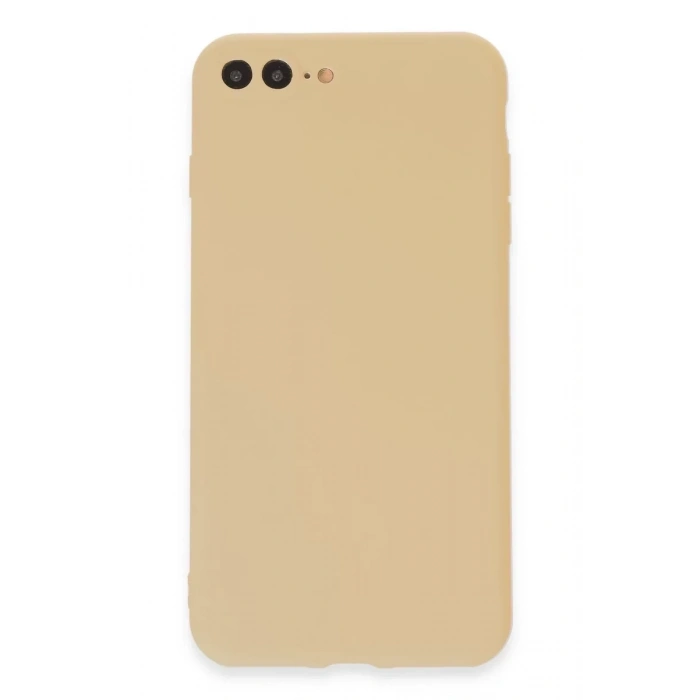 Apple iPhone 7 Plus Kılıf First Silikon - Gold
