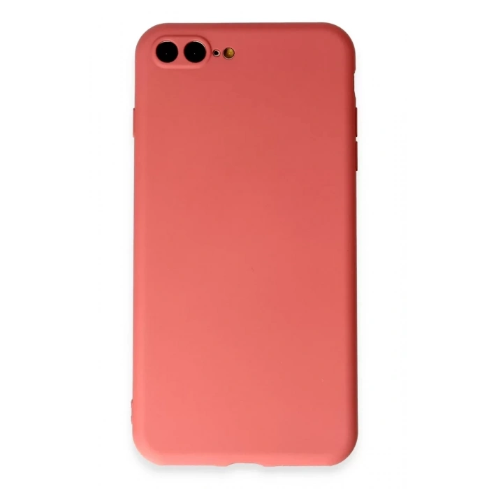 Apple iPhone 7 Plus Kılıf First Silikon - Kiremit