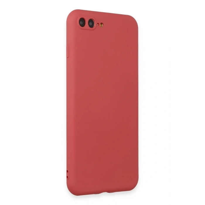 Apple iPhone 7 Plus Kılıf First Silikon - Kiremit