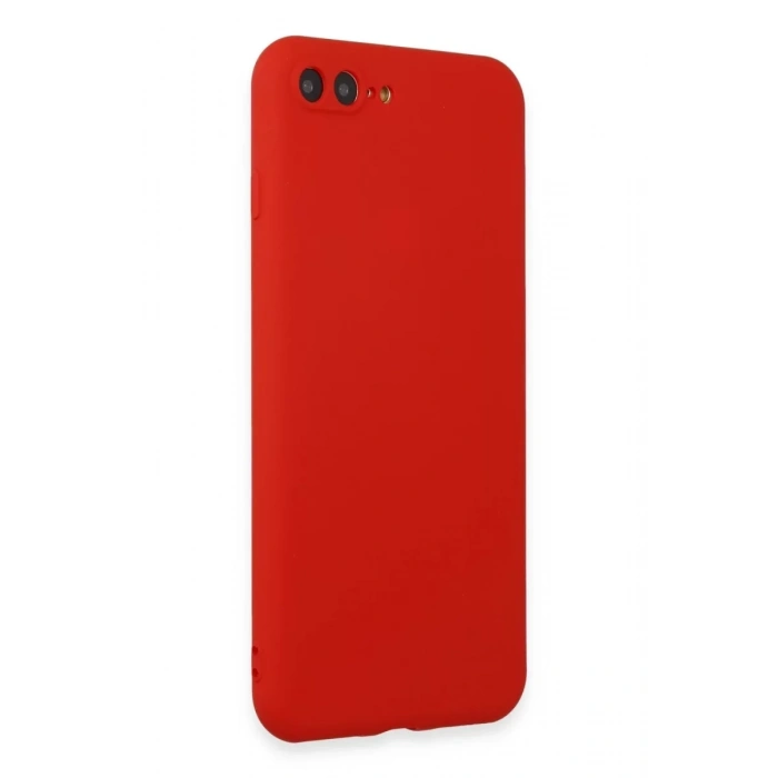 Apple iPhone 7 Plus Kılıf First Silikon - Kırmızı
