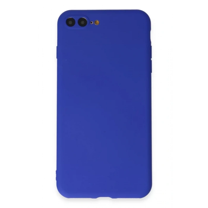 Apple iPhone 7 Plus Kılıf First Silikon - Koyu Mavi