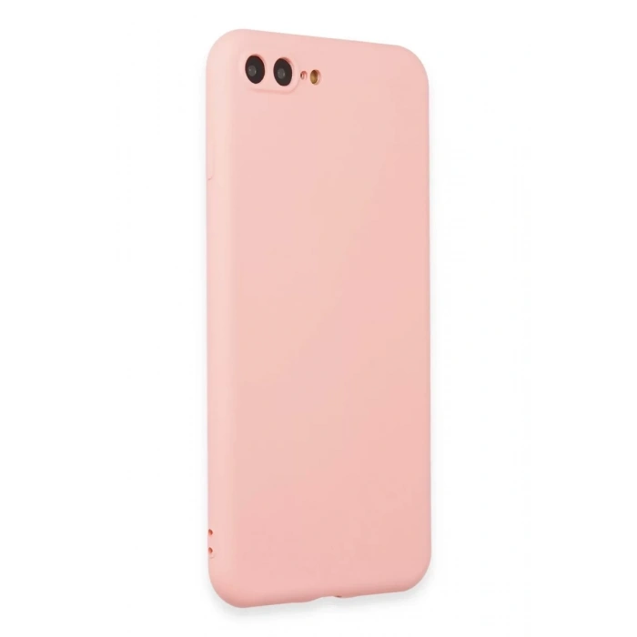 Apple iPhone 7 Plus Kılıf First Silikon - Pudra
