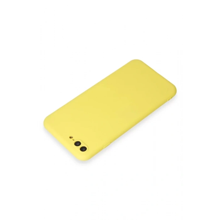 Apple iPhone 7 Plus Kılıf First Silikon - Sarı