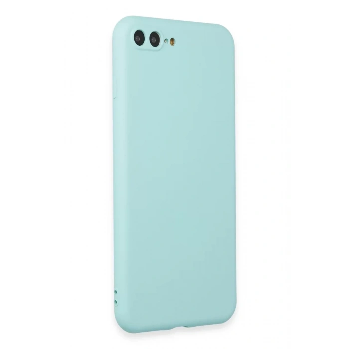 Apple iPhone 7 Plus Kılıf First Silikon - Turkuaz