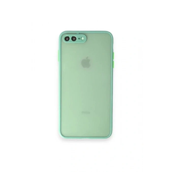 Apple iPhone 7 Plus Kılıf Montreal Silikon Kapak - Turkuaz