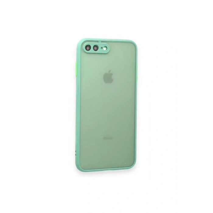 Apple iPhone 7 Plus Kılıf Montreal Silikon Kapak - Turkuaz