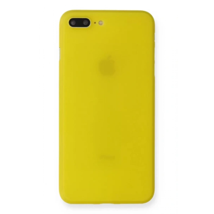 Apple iPhone 7 Plus Kılıf PP Ultra İnce Kapak - Sarı