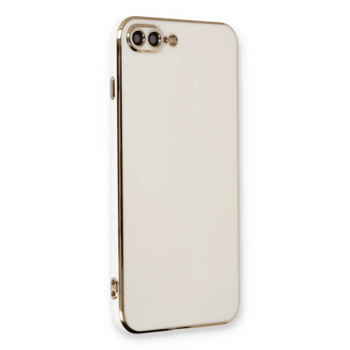 Apple iPhone 7 Plus Kılıf Volet Silikon - Beyaz