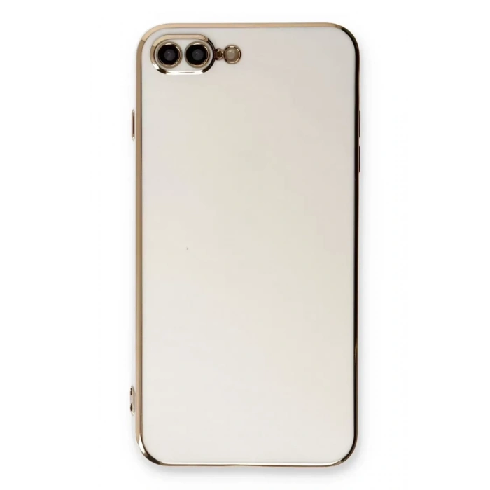 Apple iPhone 7 Plus Kılıf Volet Silikon - Beyaz