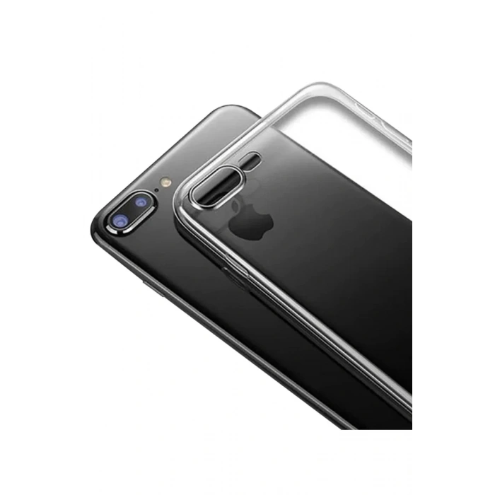 Apple iPhone 8 Plus Kılıf Lüx Şeffaf Silikon