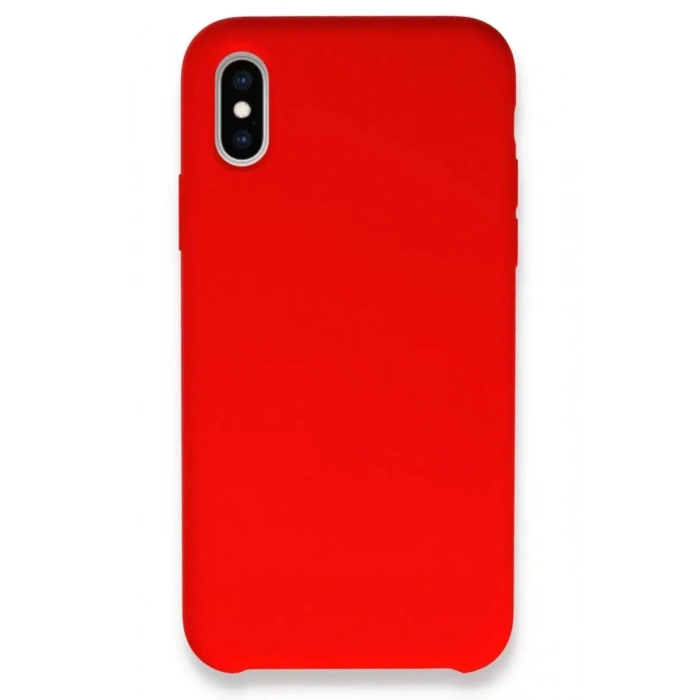 Apple iPhone X Kılıf Lansman Legant Silikon - Kırmızı