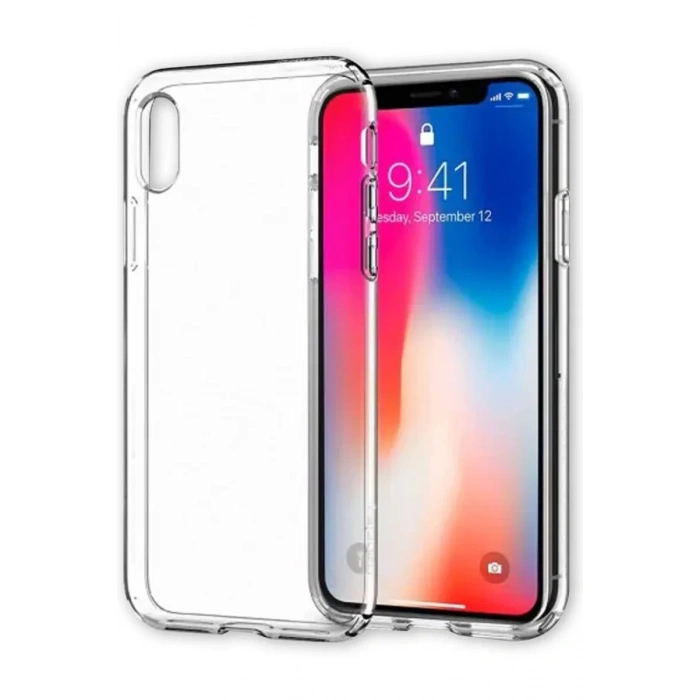 Apple iPhone X Kılıf Lüx Şeffaf Silikon