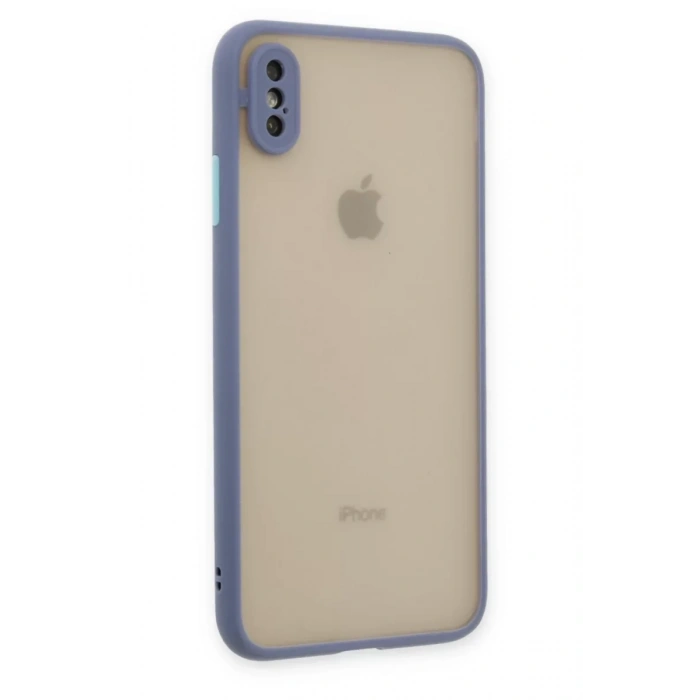 Apple iPhone X Kılıf Montreal Silikon Kapak - Gri