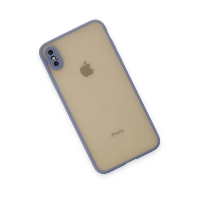 Apple iPhone X Kılıf Montreal Silikon Kapak - Gri