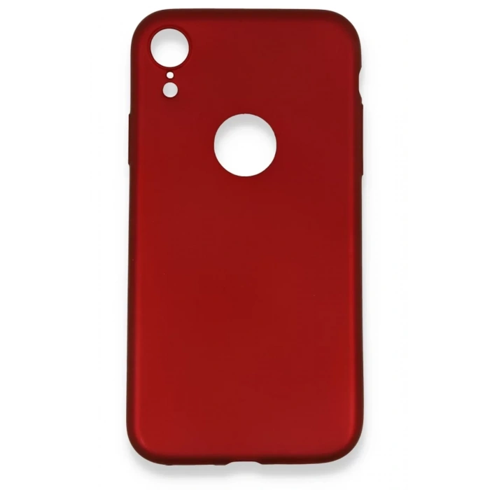 Apple iPhone XR Kılıf First Silikon - Bordo