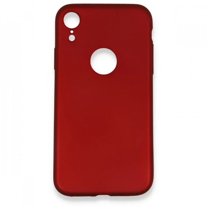 Apple iPhone XR Kılıf First Silikon - Bordo