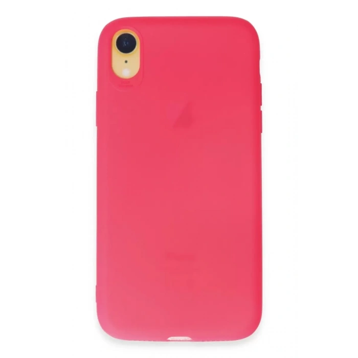 Apple iPhone XR Kılıf First Silikon - Pembe