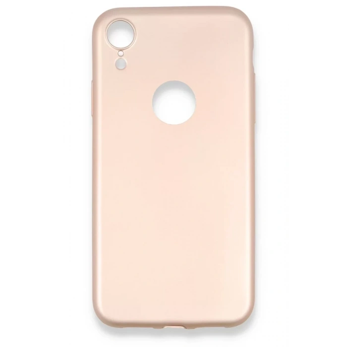 Apple iPhone XR Kılıf First Silikon - Rose Gold