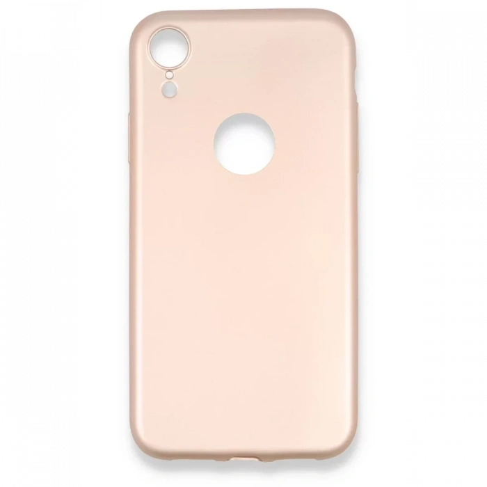 Apple iPhone XR Kılıf First Silikon - Rose Gold