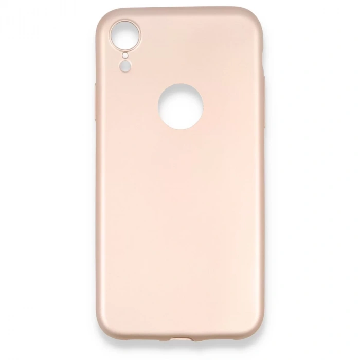 Apple iPhone XR Kılıf First Silikon - Rose Gold