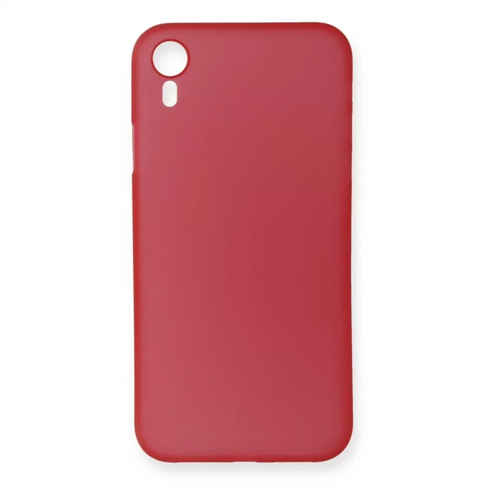 Apple iPhone XR Kılıf PP Ultra İnce Kapak - Kırmızı
