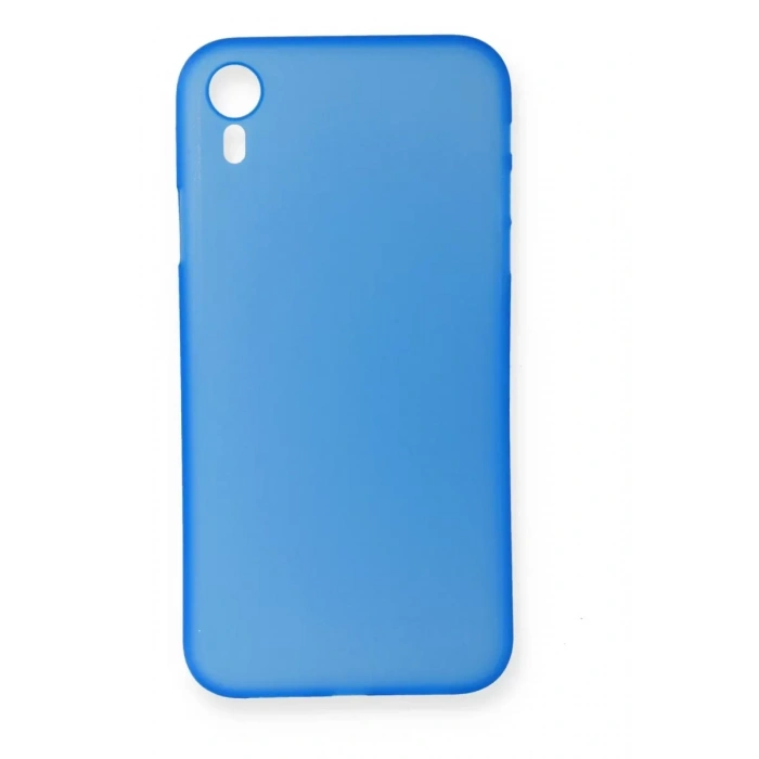 Apple iPhone XR Kılıf PP Ultra İnce Kapak - Mavi