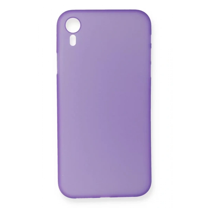 Apple iPhone XR Kılıf PP Ultra İnce Kapak - Mor