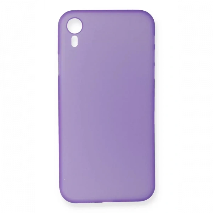 Apple iPhone XR Kılıf PP Ultra İnce Kapak - Mor