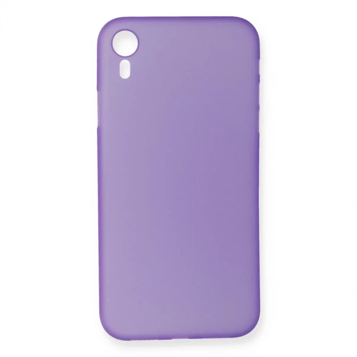 Apple iPhone XR Kılıf PP Ultra İnce Kapak - Mor