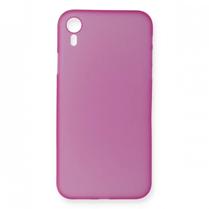 Apple iPhone XR Kılıf PP Ultra İnce Kapak - Pembe