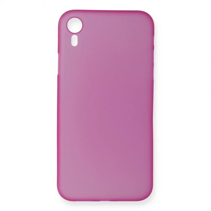 Apple iPhone XR Kılıf PP Ultra İnce Kapak - Pembe