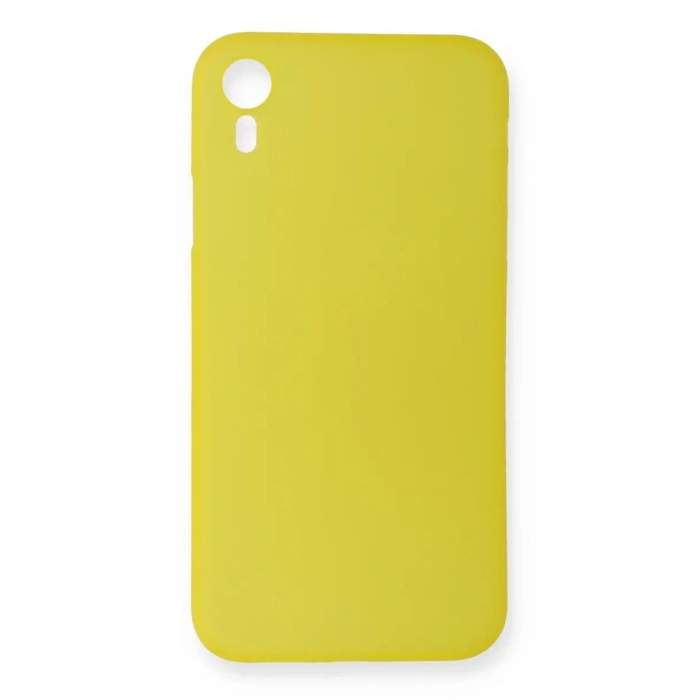 Apple iPhone XR Kılıf PP Ultra İnce Kapak - Sarı
