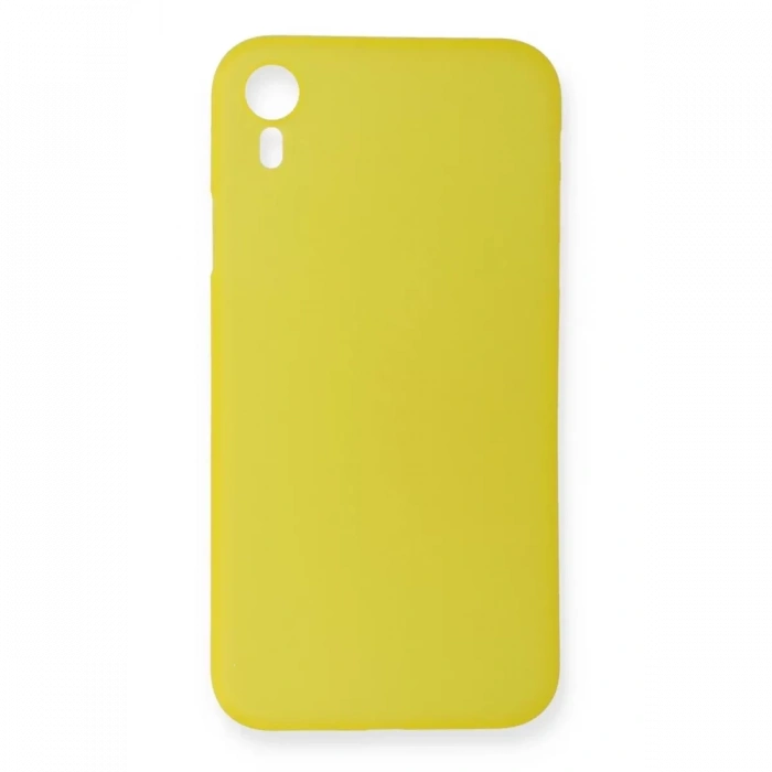 Apple iPhone XR Kılıf PP Ultra İnce Kapak - Sarı