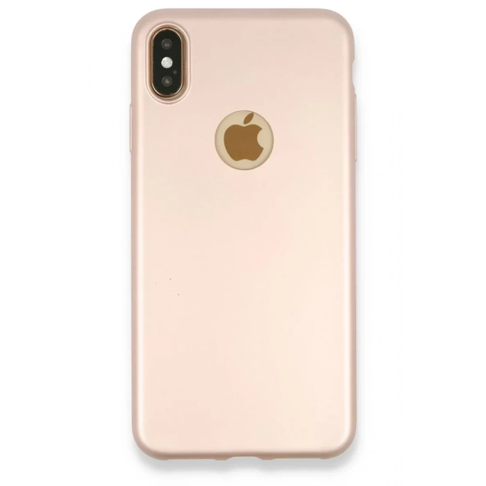 Apple iPhone XS Max Kılıf First Silikon - Rose Gold