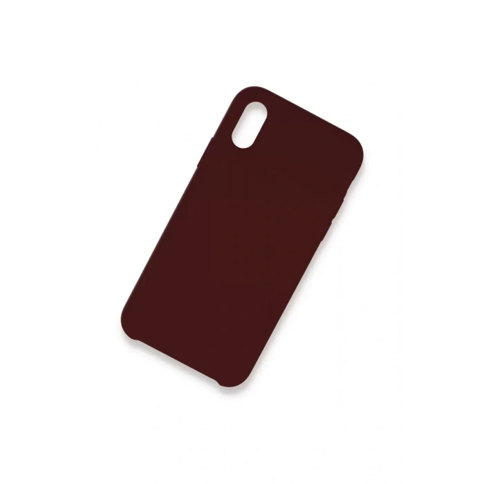 Apple iPhone XS Max Kılıf Lansman Legant Silikon - Bordo