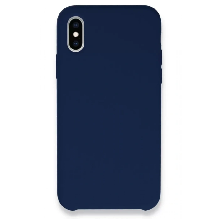 Apple iPhone XS Max Kılıf Lansman Legant Silikon - Lacivert