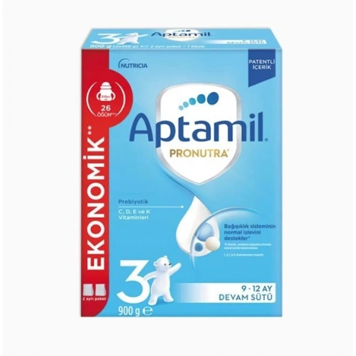 Aptamil Pronutra 3 Devam Sütü 900 gr 9-12 Ay