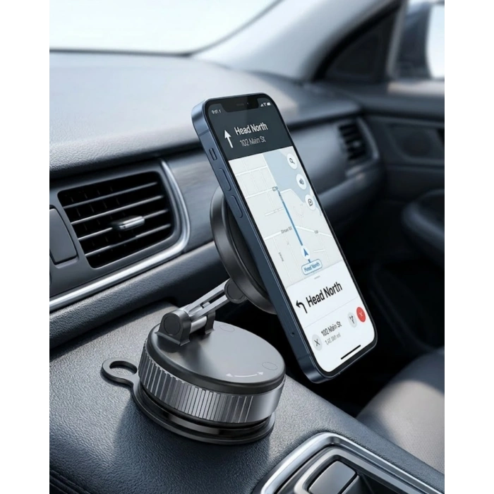Araç İçi Manyetik Navigasyon Telefon Tutucu Güçlü Mıknatıslı Stand