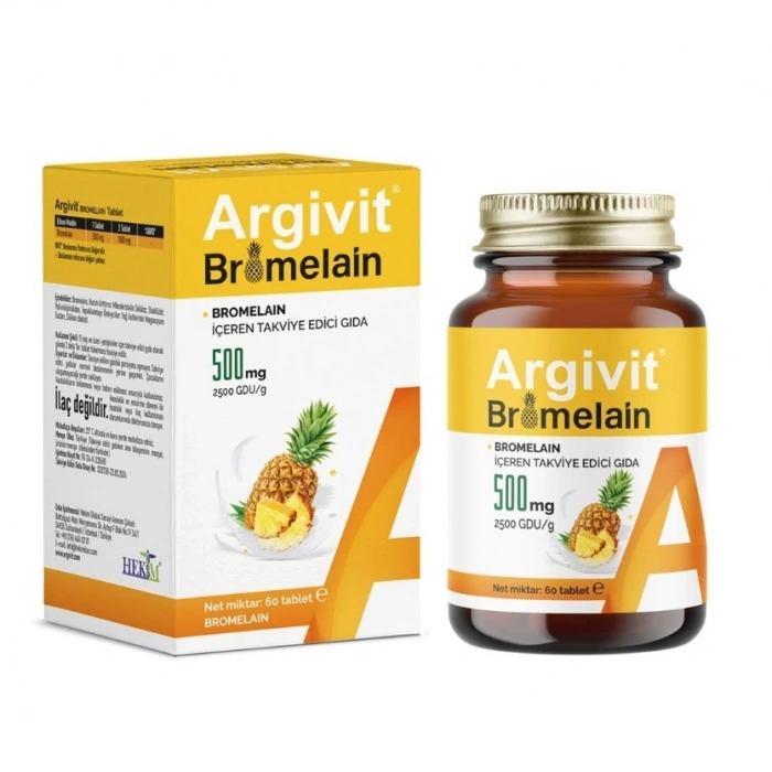 Argivit Bromelain 500 mg 60 Tablet
