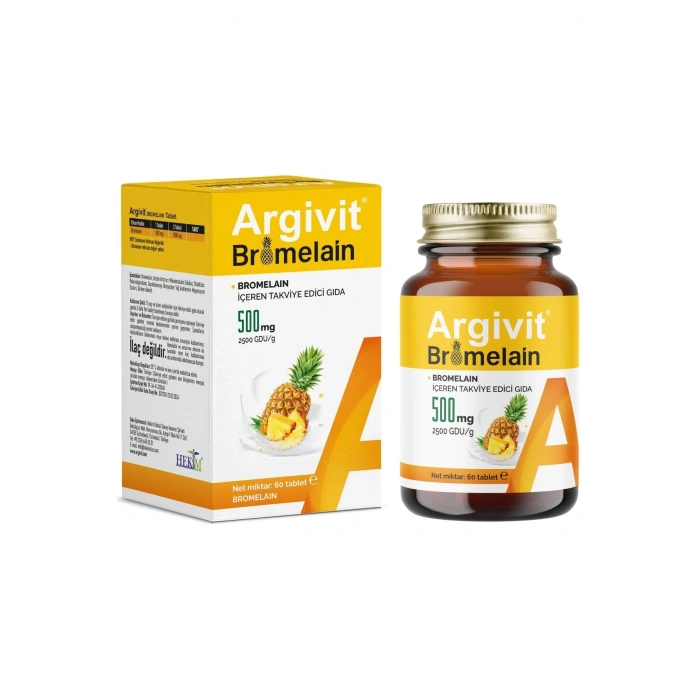 Argivit Bromelain 500 mg 60 Tablet