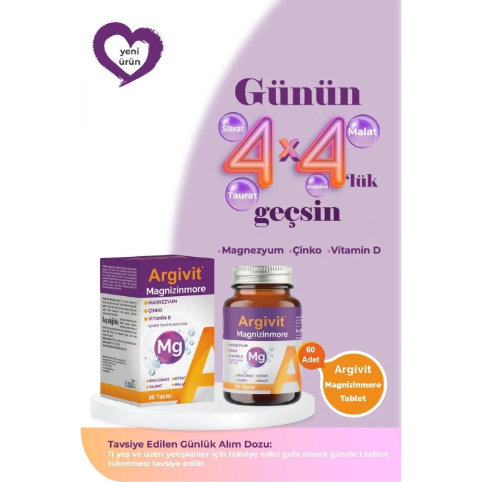 Argivit Magnizinmore 60 Tablet