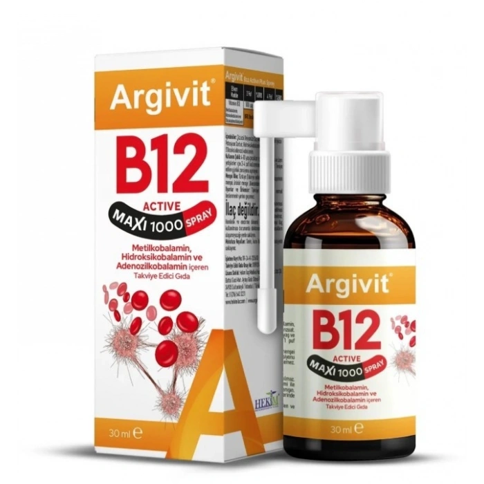 Argivit Vitamin B12 Active Maxi Sprey 30 ml