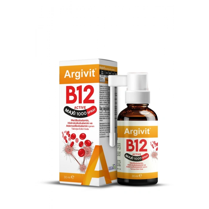 Argivit Vitamin B12 Active Maxi Sprey 30 ml