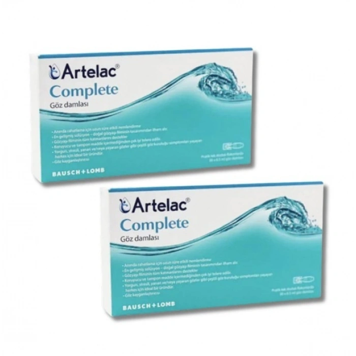 Artelac Complete Göz Damlası 30 Flakon 0,5 ml - 2 Adet