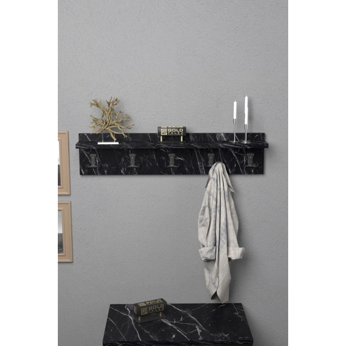 Askılık Duvar Elbise Askılığı Portmanto 80 Cm Bendir Düz